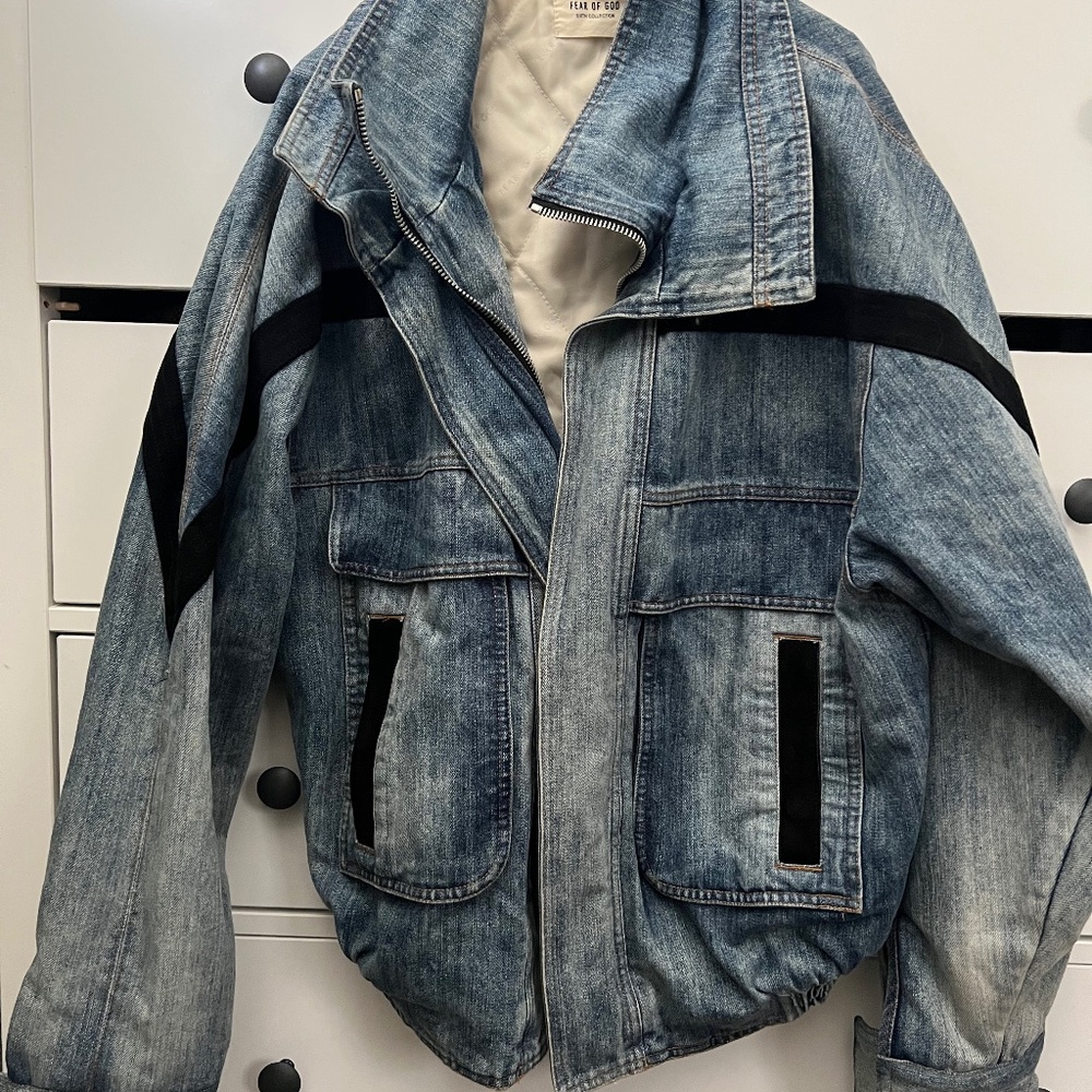 Fear of God sixth collection denim jacket